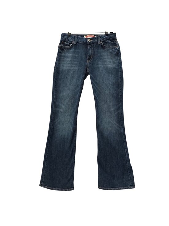 GAP Denim - Gap Curvy Flare Jeans Women's Size 6 R Dark Wash Medium Rise Y2K